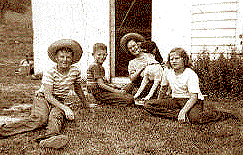 Jack, David, Dorothy June and Jean